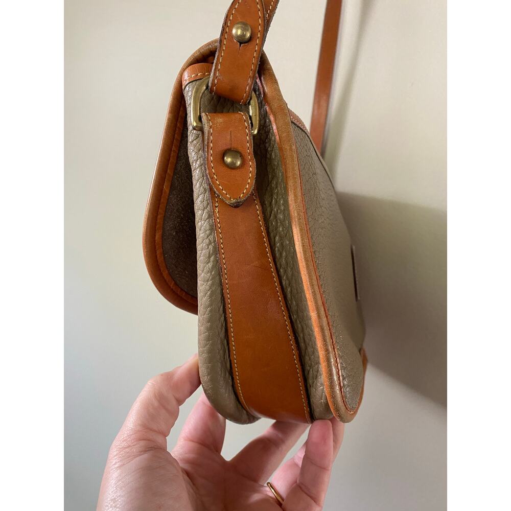 80s Essex all weather leather equestrian Dooney and Bourke crossbody bag - Picture 7 of 13